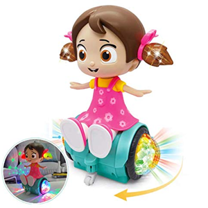 دختر نشسته موزیکال Musical Sitting Girl Doll_اسباب بازی